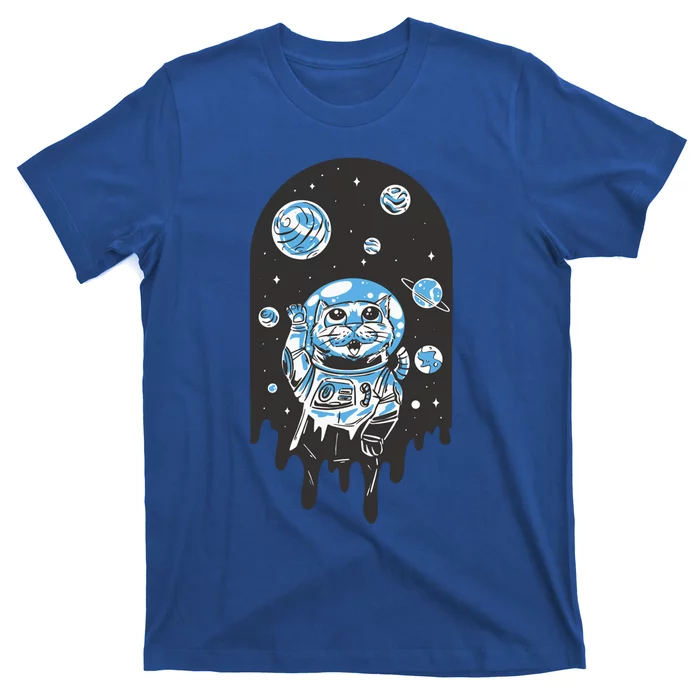 Extraterrestrial Space Cat Astronaut Astronomy Galaxy Gift T-Shirt