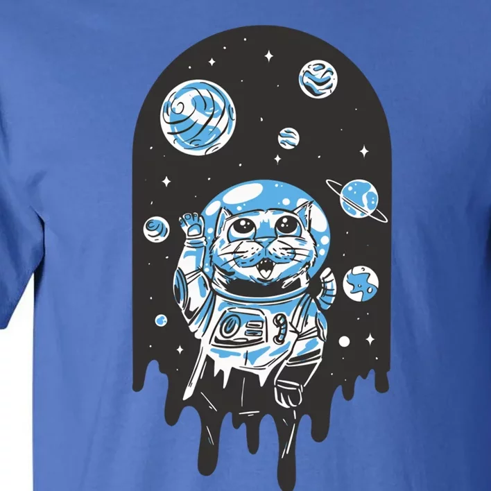 Extraterrestrial Space Cat Astronaut Astronomy Galaxy Gift Tall T-Shirt