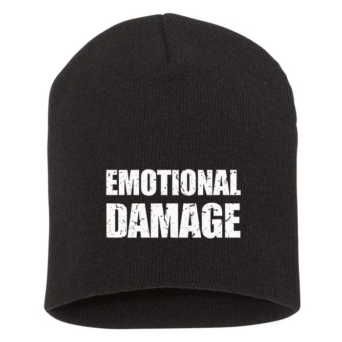 Emotional Support Coworker Short Acrylic Beanie