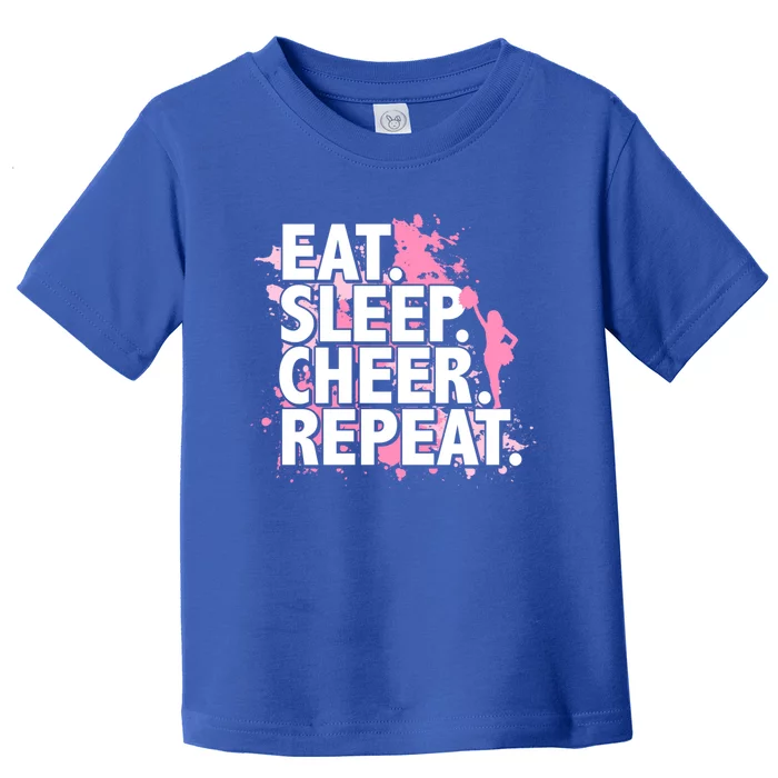 Eat Sleep Cheer Repeat Great Gift Toddler T-Shirt