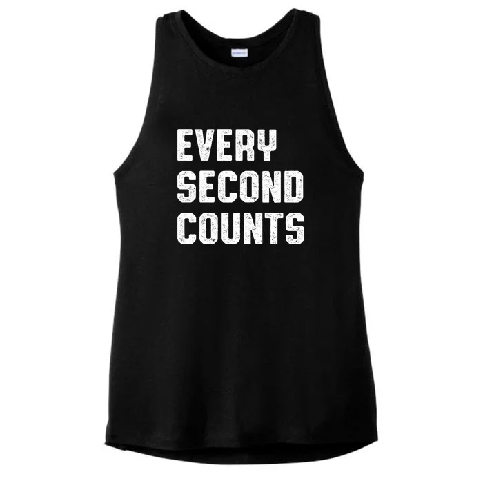 Every Second Counts Ladies Tri-Blend Wicking Tank