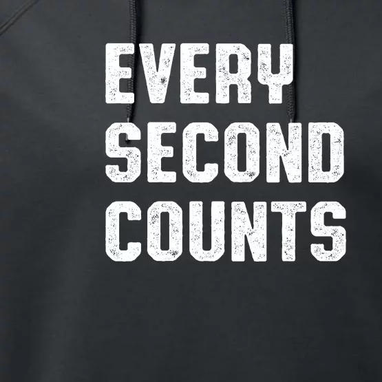 Every Second Counts Performance Fleece Hoodie