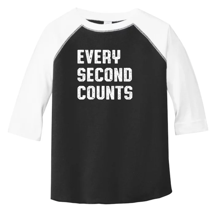 Every Second Counts Toddler Fine Jersey T-Shirt