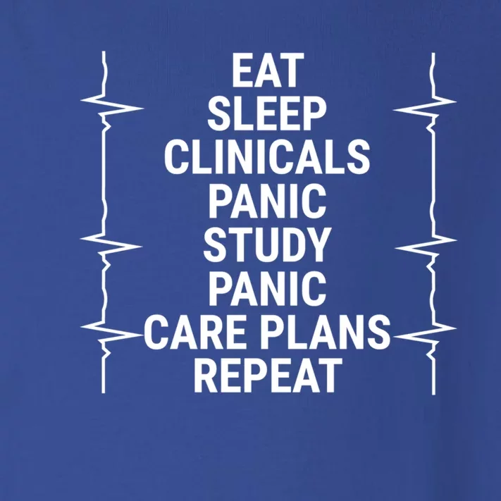 Eat Sleep Clinicals Funny Student Nurse Nursing School Gift Toddler Long Sleeve Shirt