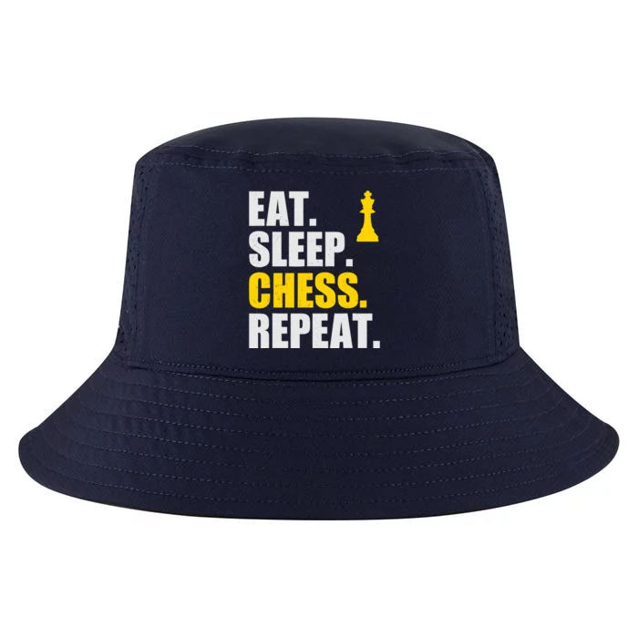 Eat Sleep Chess Repeat Perfect Chess Gift Cool Comfort Performance Bucket Hat