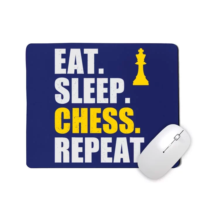 Eat Sleep Chess Repeat Perfect Chess Gift Mousepad