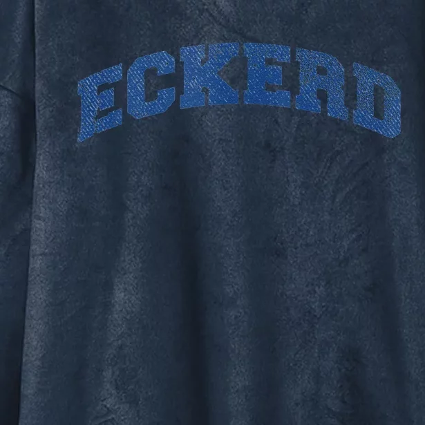 Eckerd Sports Classic Varsity College Style Hooded Wearable Blanket