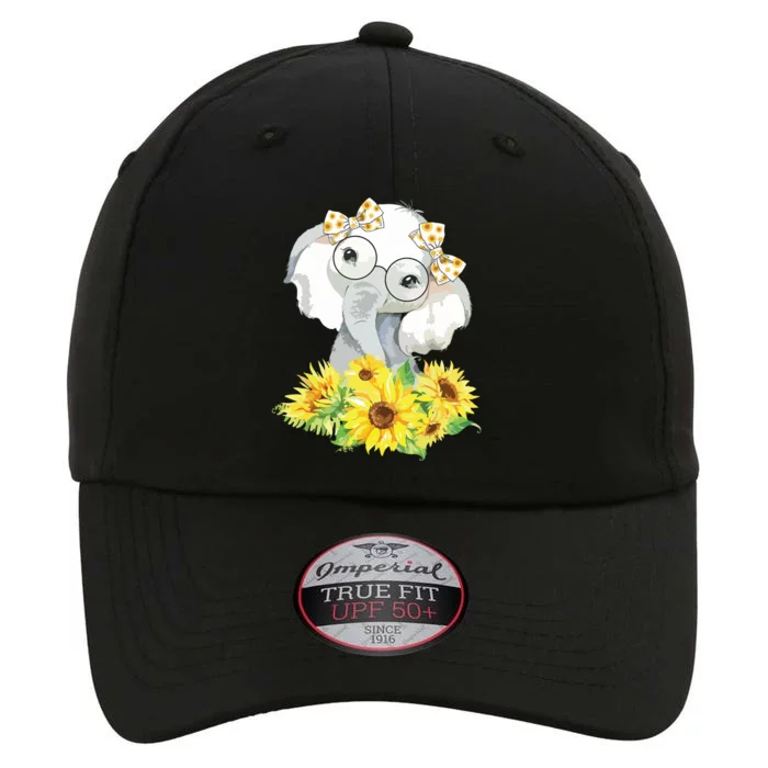 Elephant Sunflower Cute Elephant Love Sunflower The Original Performance Cap