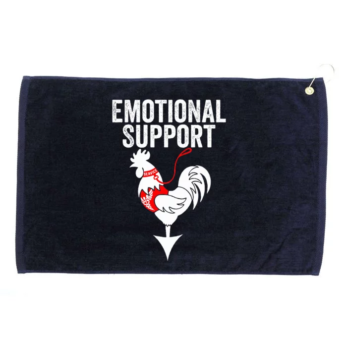 Emotional Support Chicken Emotional Support Cock Grommeted Golf Towel