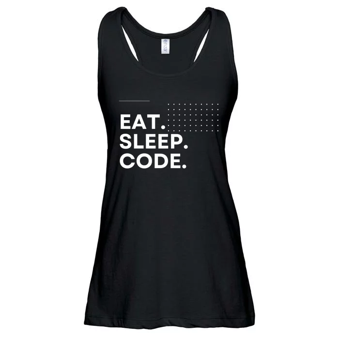 Eat Sleep Code Ladies Essential Flowy Tank