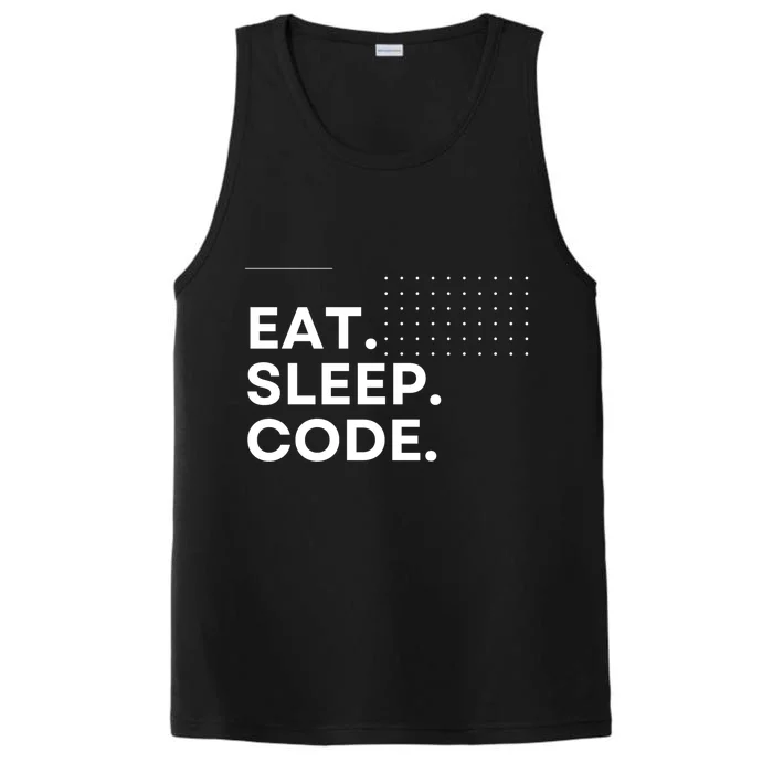 Eat Sleep Code Performance Tank