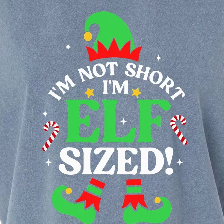 Elf Sized Christmas Pajama Xmas Holiday Festive Sleepwear Garment-Dyed Women's Muscle Tee