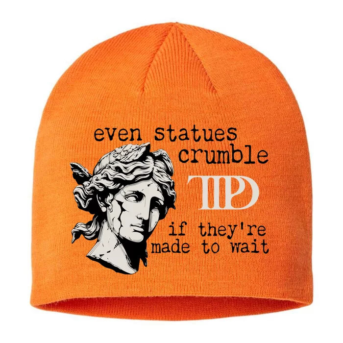 Even Statues Crumble Ttpd Album 8 1/2in Sustainable Knit Beanie