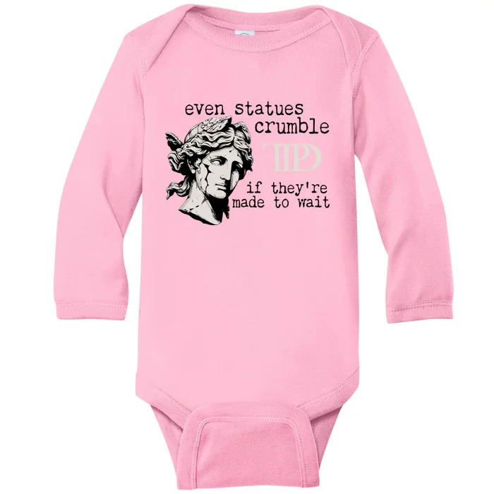 Even Statues Crumble Ttpd Album Baby Long Sleeve Bodysuit