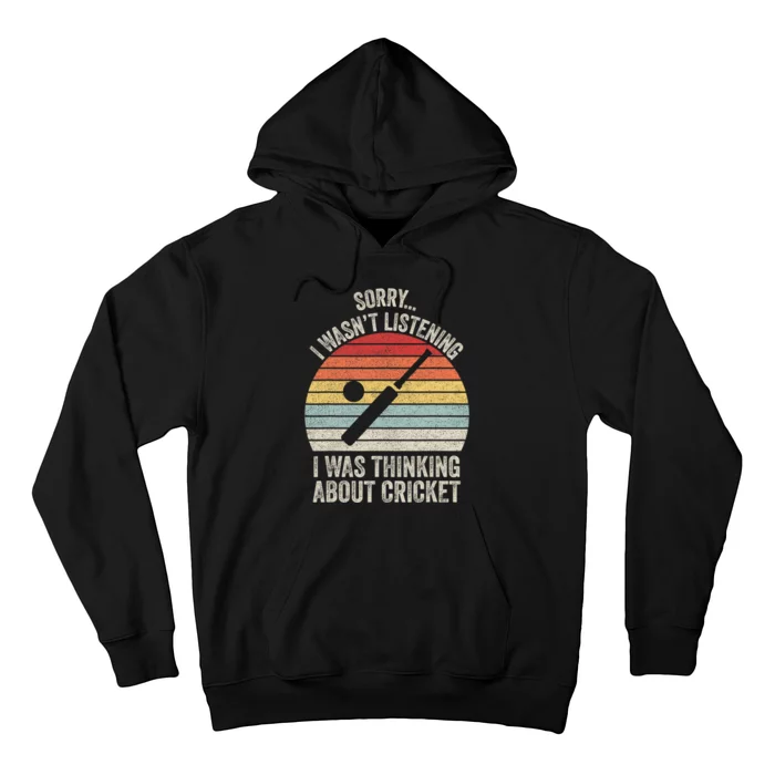 Eat Sleep Cricket Repeat Field Sports Cricketer Player Hoodie