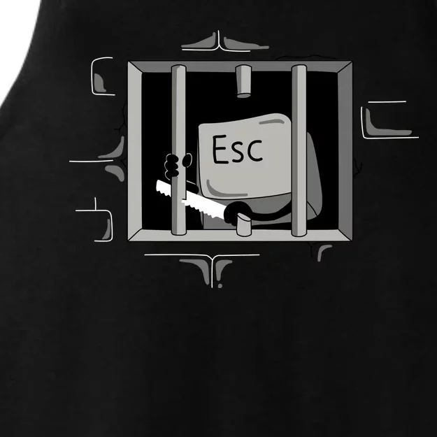 Escape Key Ladies Tri-Blend Wicking Tank