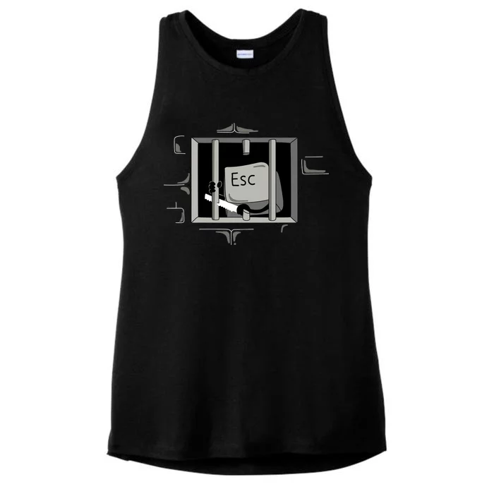 Escape Key Ladies Tri-Blend Wicking Tank