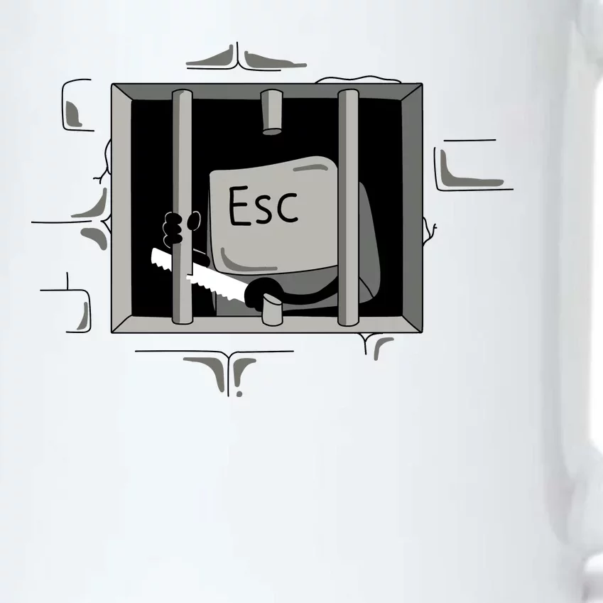 Escape Key Black Color Changing Mug