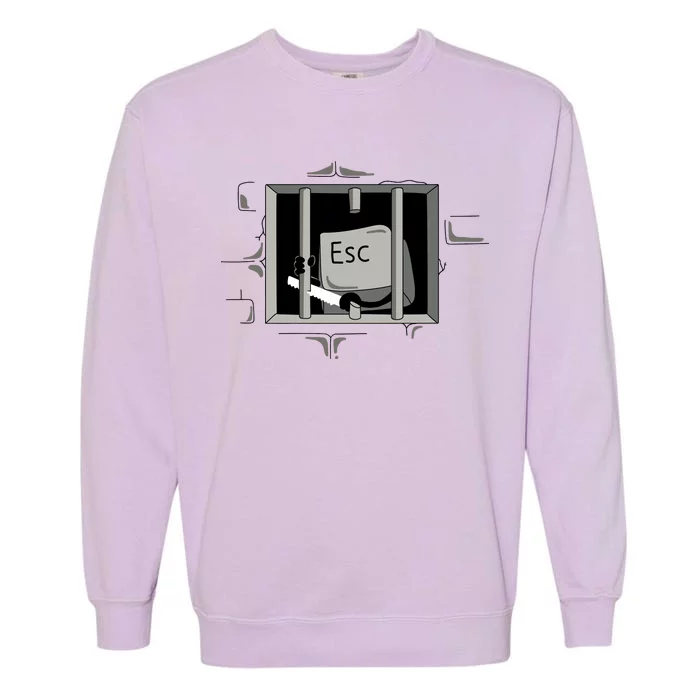 Escape Key Garment-Dyed Sweatshirt