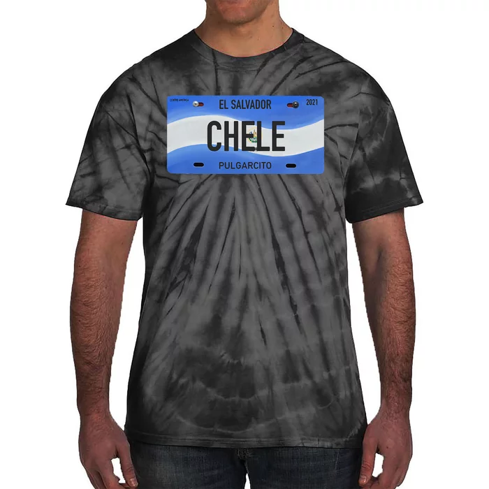 El Salvador Design With Typical Phrases Chele Tie-Dye T-Shirt