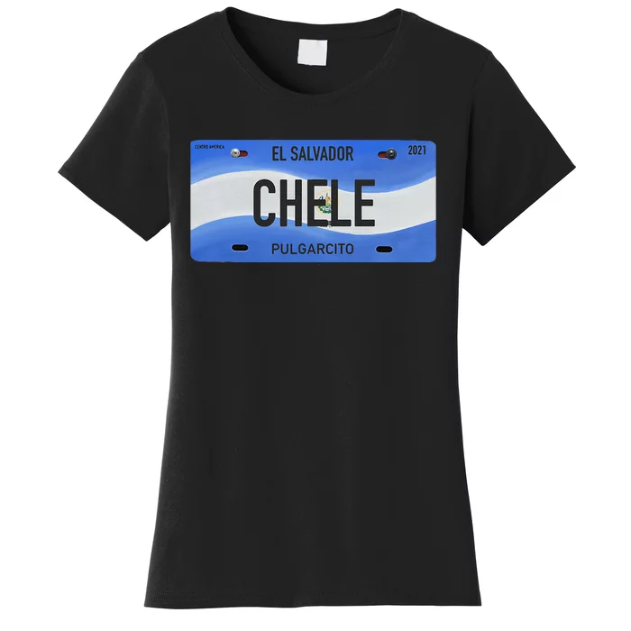 El Salvador Design With Typical Phrases Chele Women's T-Shirt