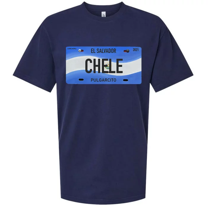 El Salvador Design With Typical Phrases Chele Sueded Cloud Jersey T-Shirt