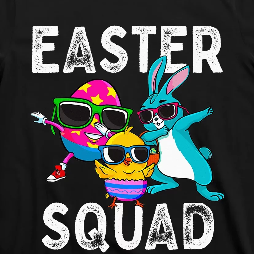 Easter Squad Dabbing Bunny Chick Egg Hunting Matching Family T-Shirt