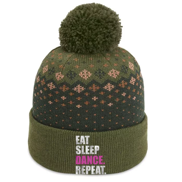 Eat Sleep Dance Repeat The Baniff Cuffed Pom Beanie