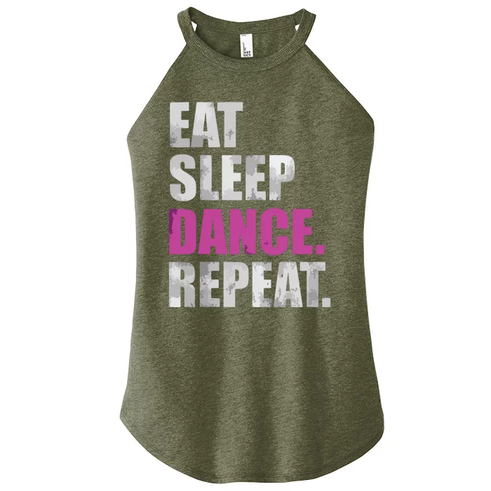 Eat Sleep Dance Repeat Women’s Perfect Tri Rocker Tank