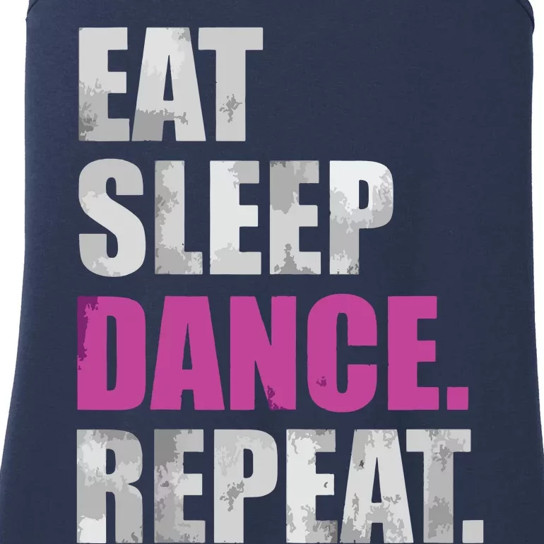 Eat Sleep Dance Repeat Ladies Essential Tank