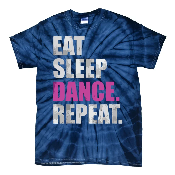 Eat Sleep Dance Repeat Tie-Dye T-Shirt