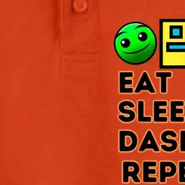 Eat Sleep Dash Repeat Video Game Geometry Video Gamer Dry Zone Grid Performance Polo