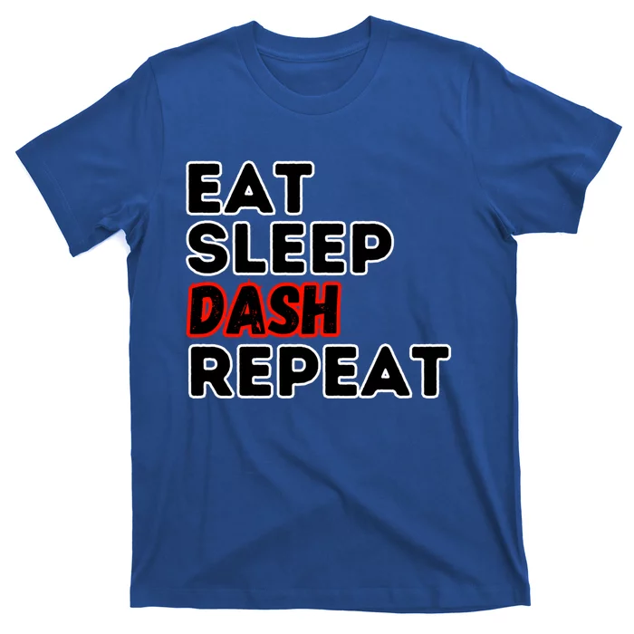 Eat Sleep Dash Repeat Video Game Geometry Video Gamer Great Gift T-Shirt