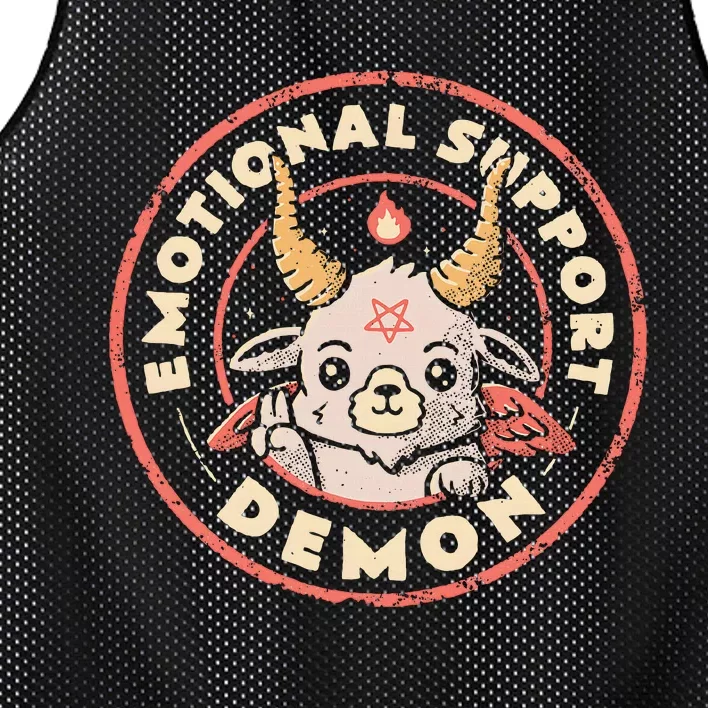 Emotional Support Demon Mesh Reversible Basketball Jersey Tank