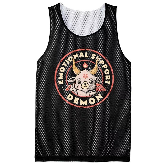 Emotional Support Demon Mesh Reversible Basketball Jersey Tank