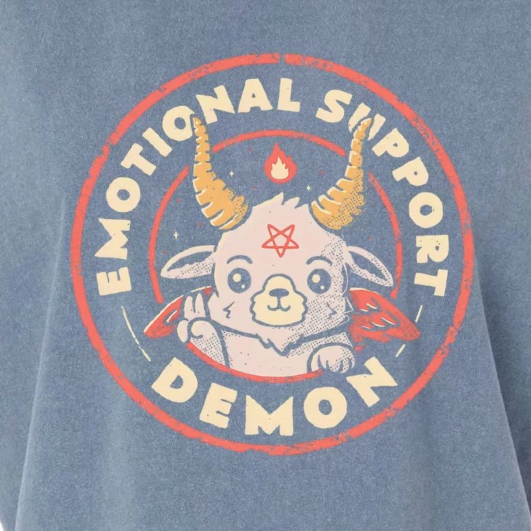 Emotional Support Demon Garment-Dyed Women's Muscle Tee