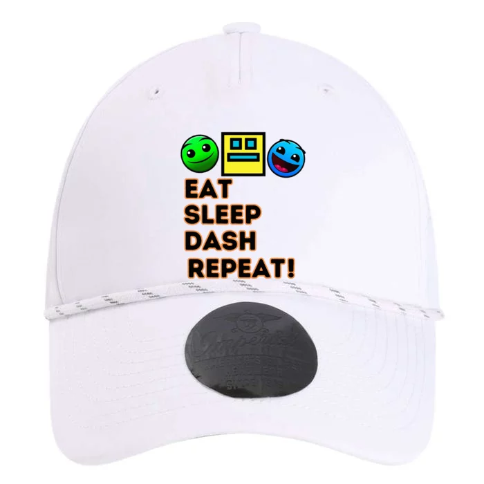 Eat Sleep Dash Repeat Video Game Geometry Performance The Dyno Cap