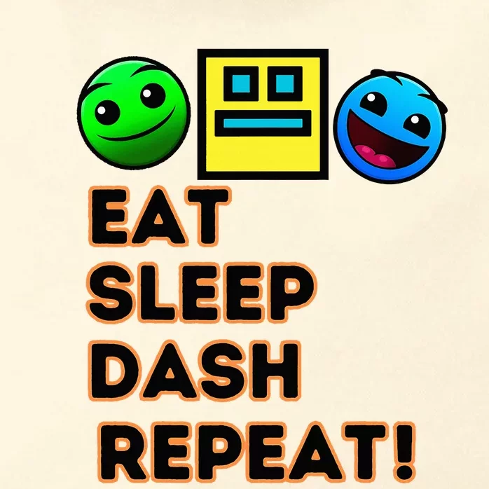 Eat Sleep Dash Repeat Video Game Zip Tote Bag