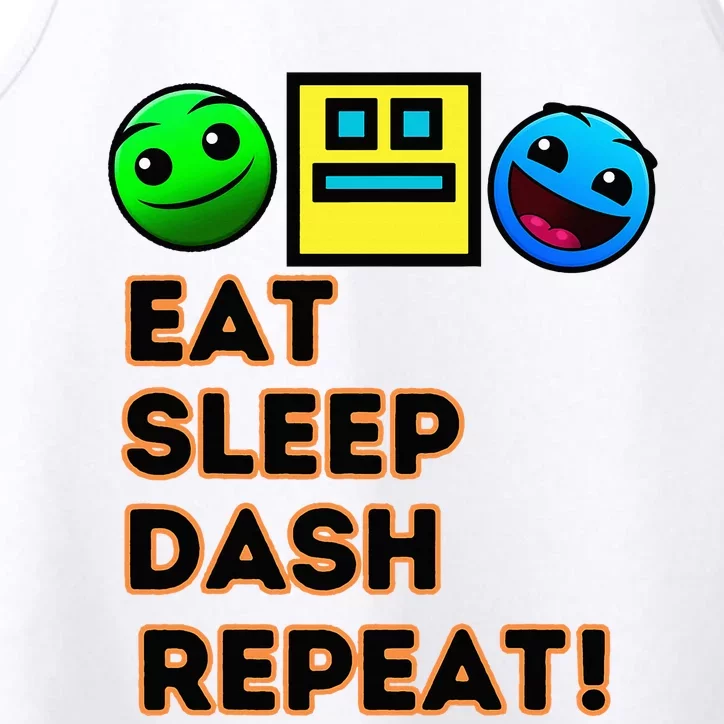 Eat Sleep Dash Repeat Video Game Performance Tank