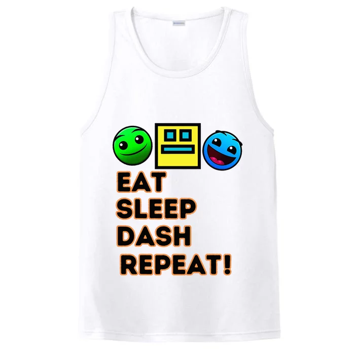 Eat Sleep Dash Repeat Video Game Performance Tank