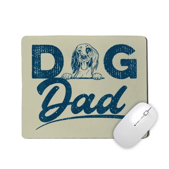 English Setter Dog Dad Lover Gift For Fathers Day Mousepad