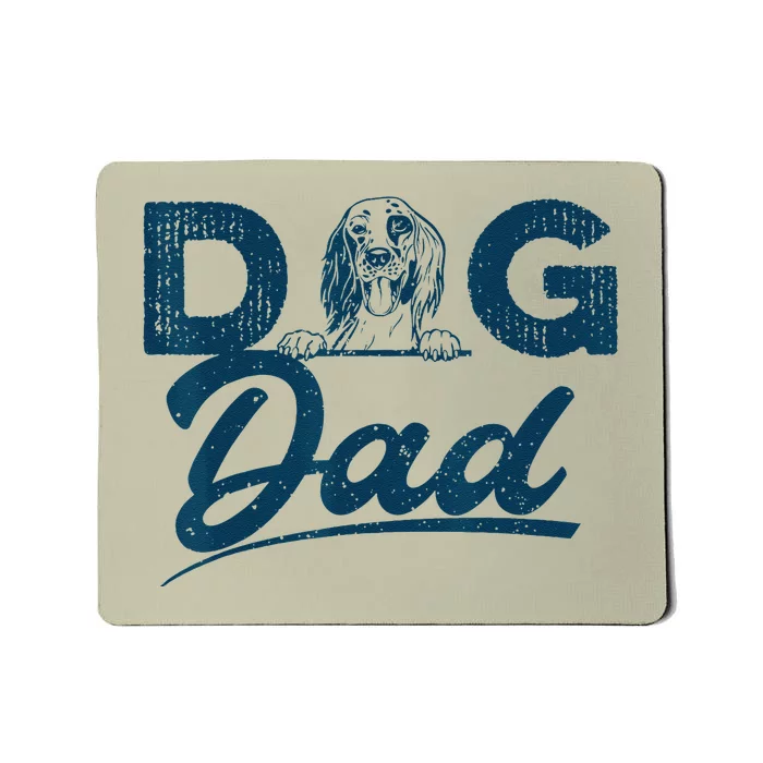 English Setter Dog Dad Lover Gift For Fathers Day Mousepad