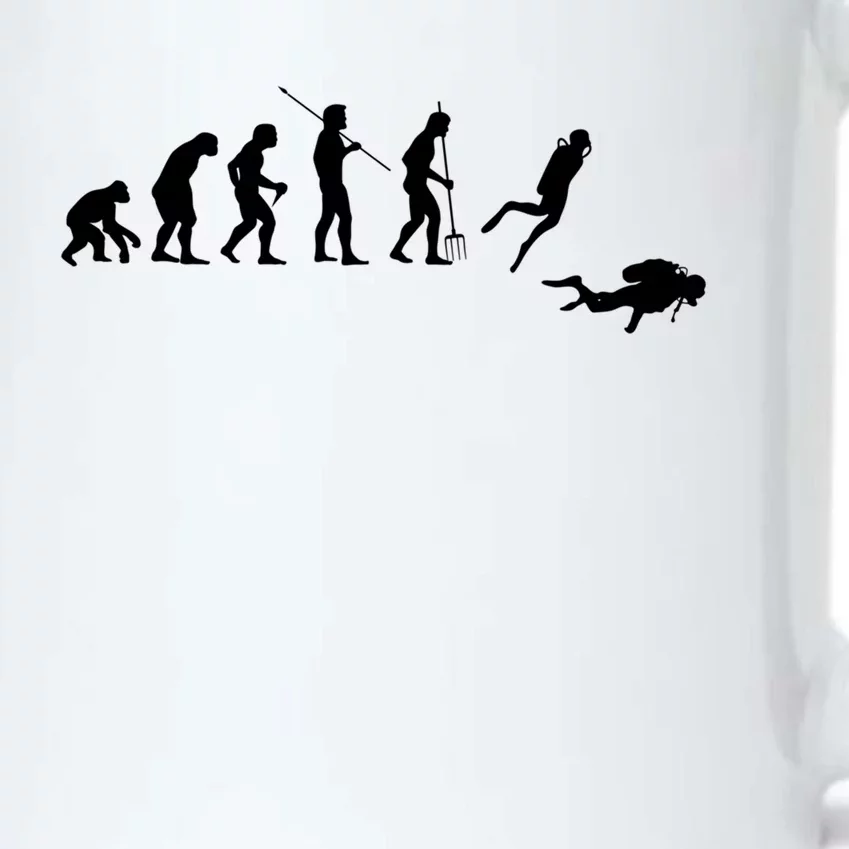 Evolution Scuba Diving Ocean Sea Diving Lover Scuba Diving Meaningful Gift Black Color Changing Mug