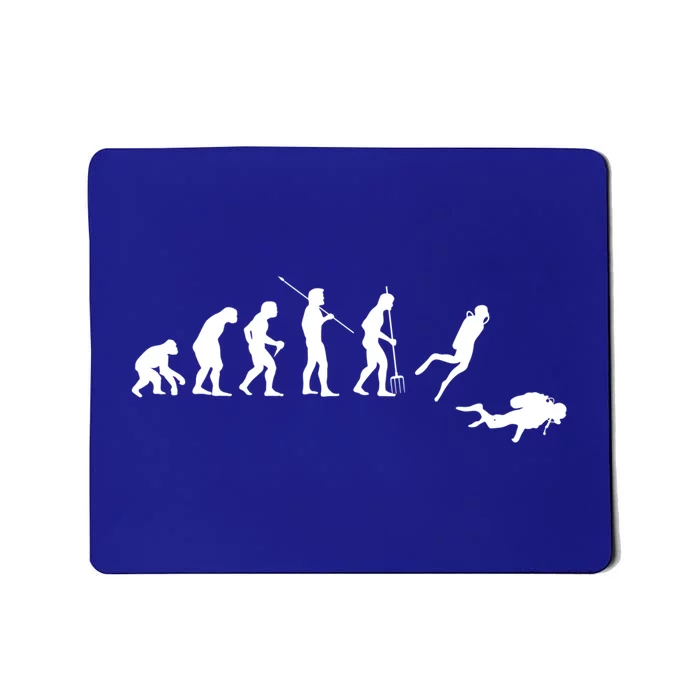 Evolution Scuba Diving Ocean Sea Diving Lover Scuba Diving Meaningful Gift Mousepad