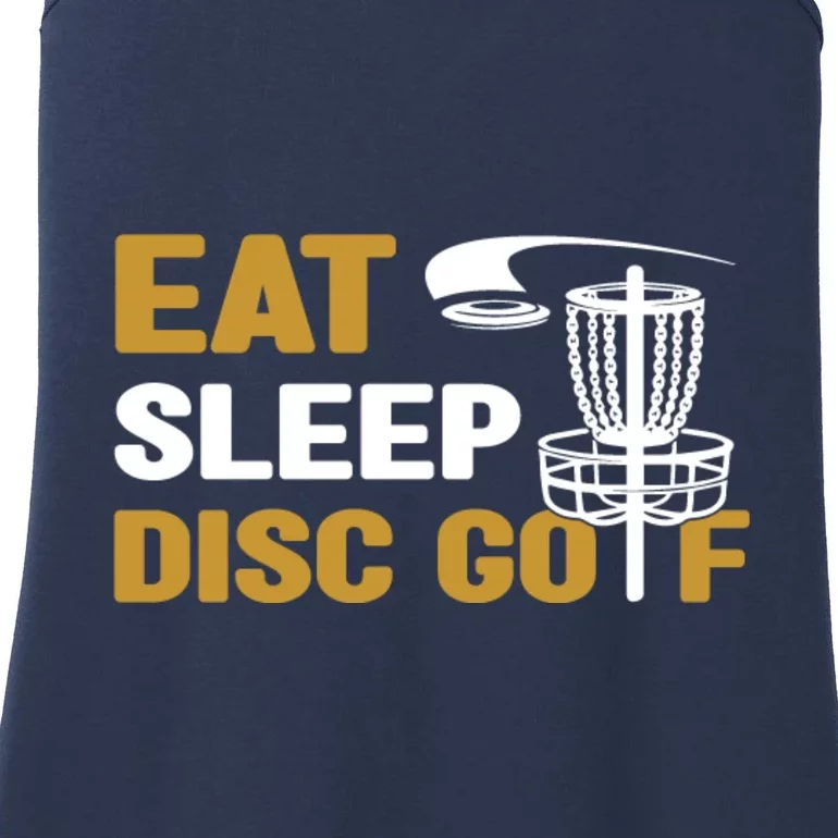 Eat Sleep Disc Golf Frolf Disc Golf Tee Ladies Essential Tank