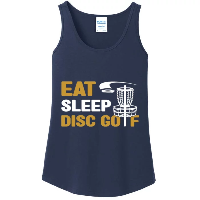 Eat Sleep Disc Golf Frolf Disc Golf Tee Ladies Essential Tank