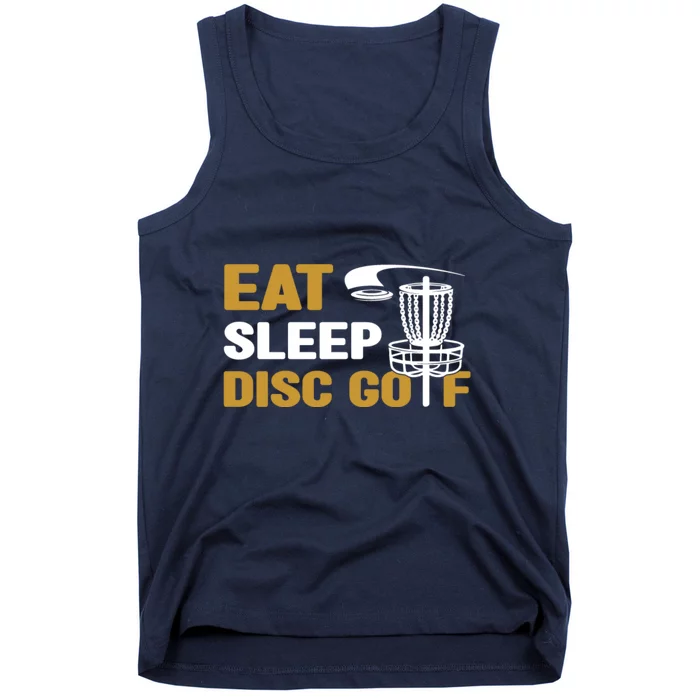 Eat Sleep Disc Golf Frolf Disc Golf Tee Tank Top