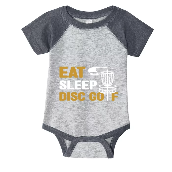 Eat Sleep Disc Golf Frolf Disc Golf Tee Infant Baby Jersey Bodysuit