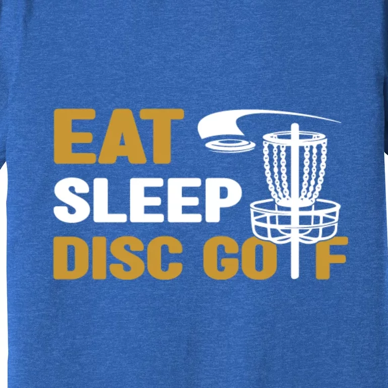 Eat Sleep Disc Golf Frolf Disc Golf Tee Premium T-Shirt