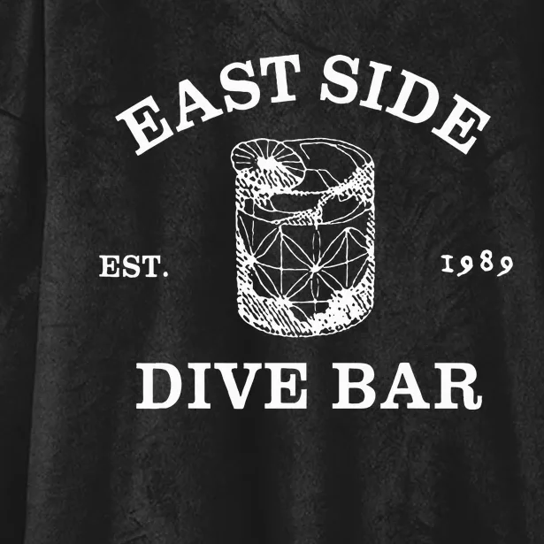 East Side Dive Bar Hooded Wearable Blanket